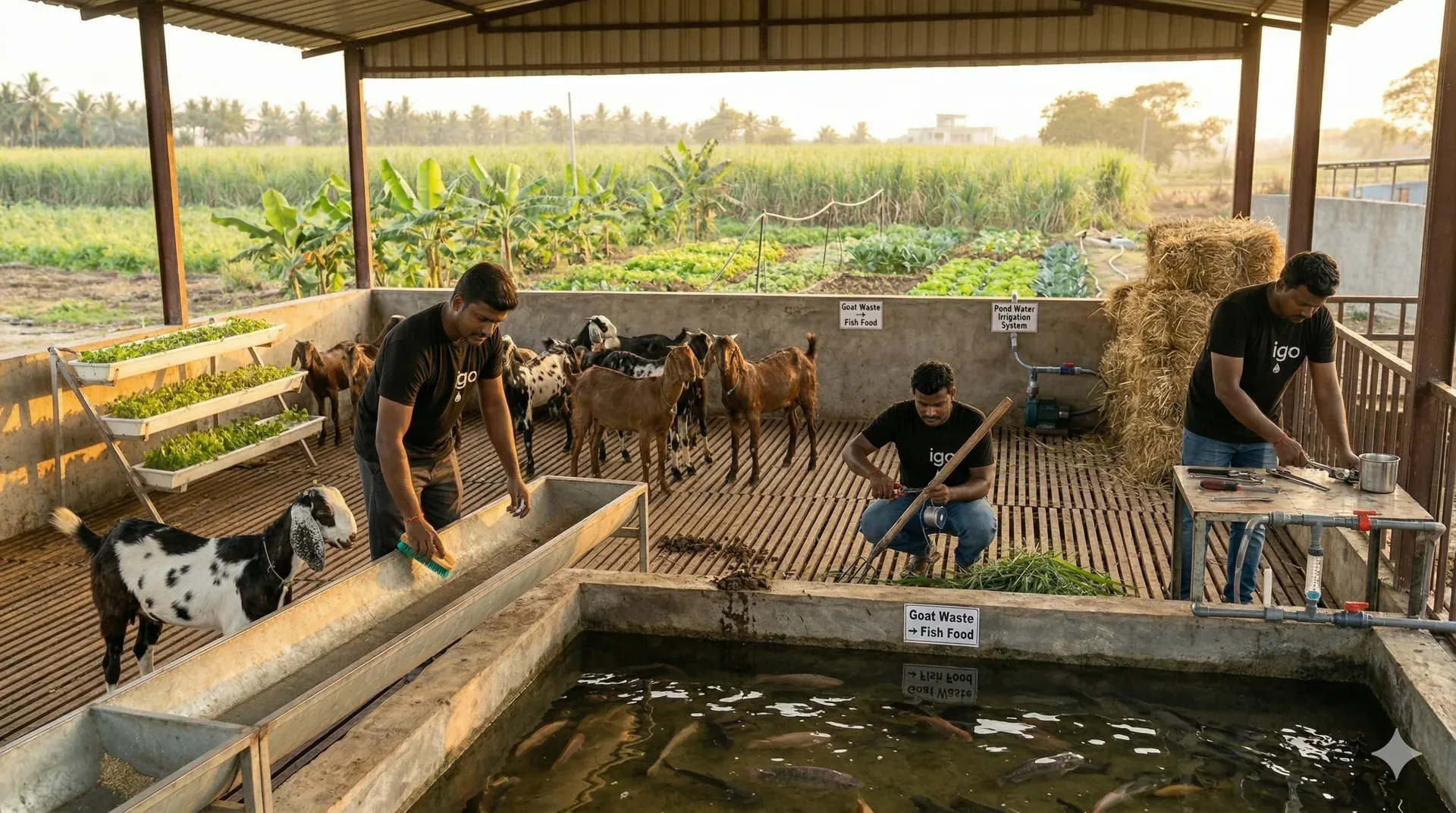 Integrated Goat Farming
